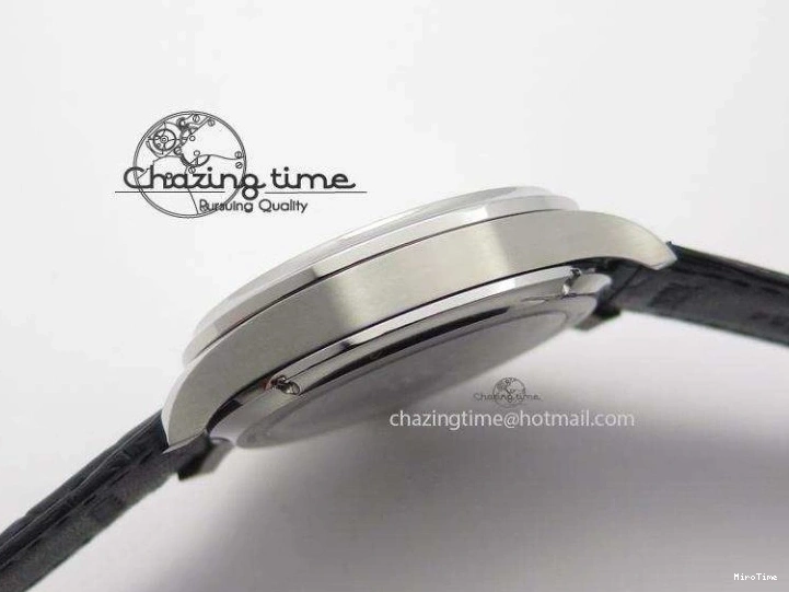 MIROTIME 0807 Portuguese Tourbillon Power Reserve Moonphase SS Black Dial On Black Leather Strap TechFriendly 7321